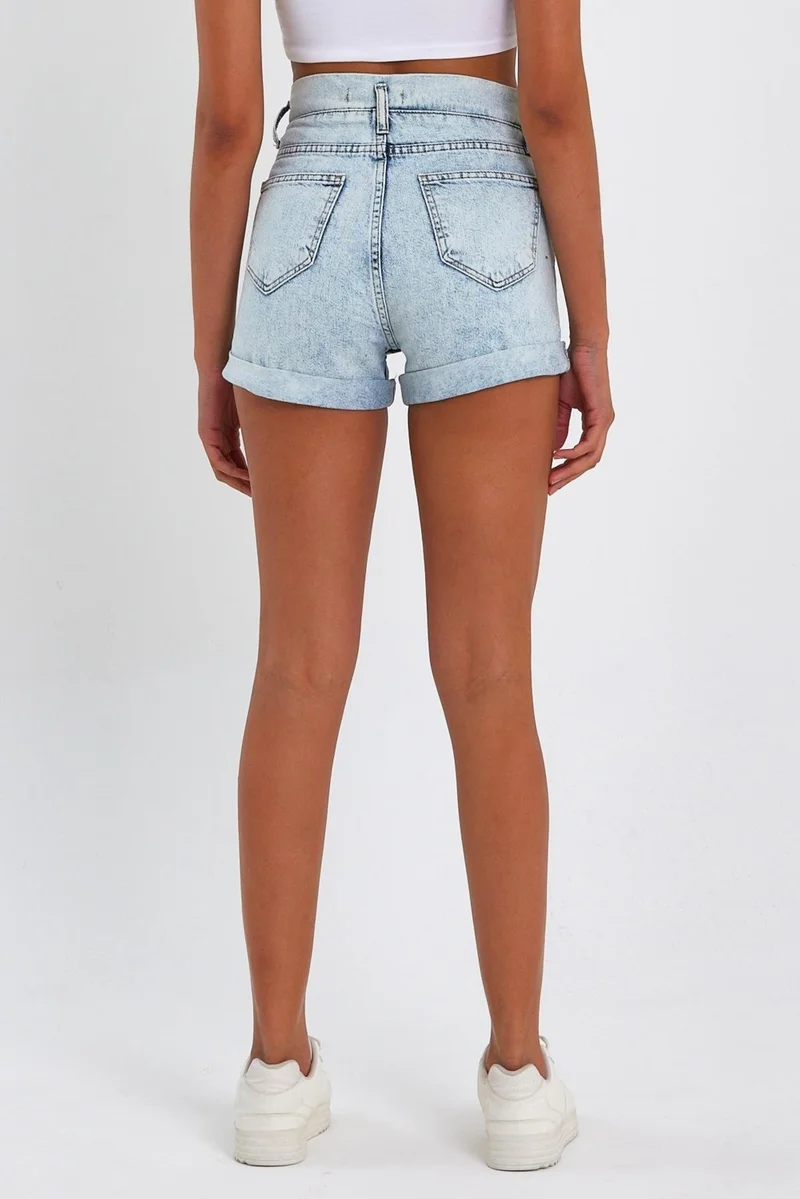 Alexander Gardi Special Collection Denim Mini Shorts (4012S)