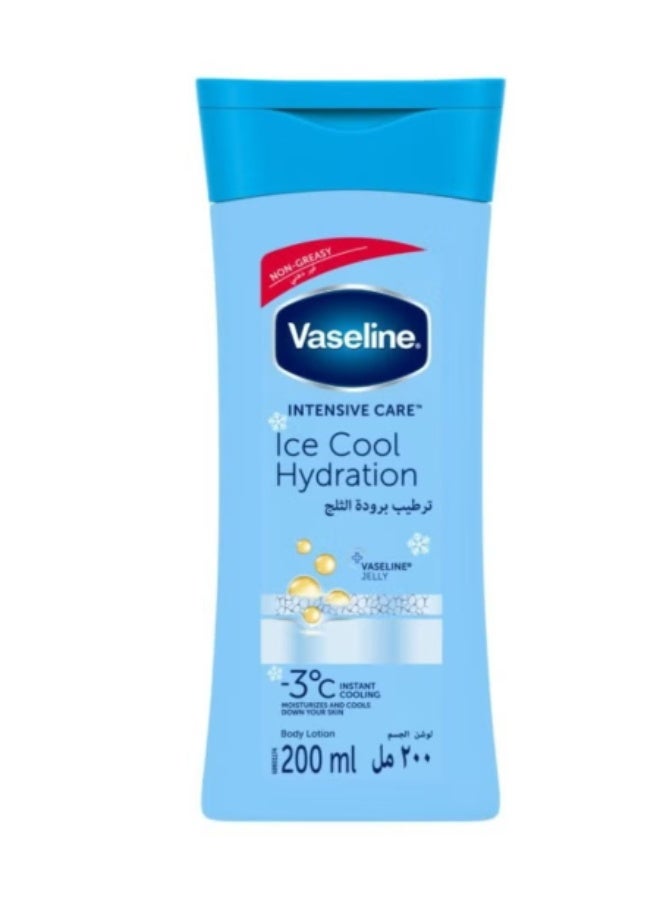 Vaseline Intensive Care Ice Cool Hydration Lotion, 200 ml
