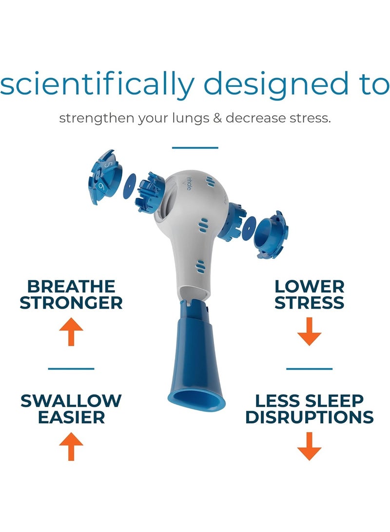 SOLARAE Breathing Lung Recovery Exerciser Trainer for Drug-Free Respiratory Therapy Breathe Easier with Stronger Lungs Portable Respiratory Rehabilitation Device Breather Fit Health Natural Device - Image 4