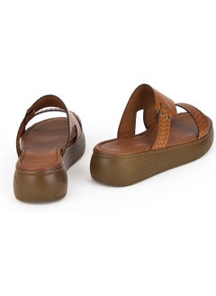 Ziya Women's Leather Slippers 1311010 500 Tan  - Image 3