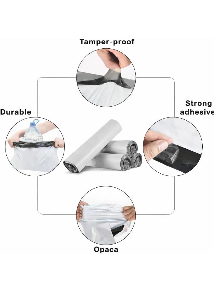Luxury shipping bags with a transparent outer pocket - handmade mailing bags - waterproof closure for online e-commerce, 25 pieces, 57*40 cm