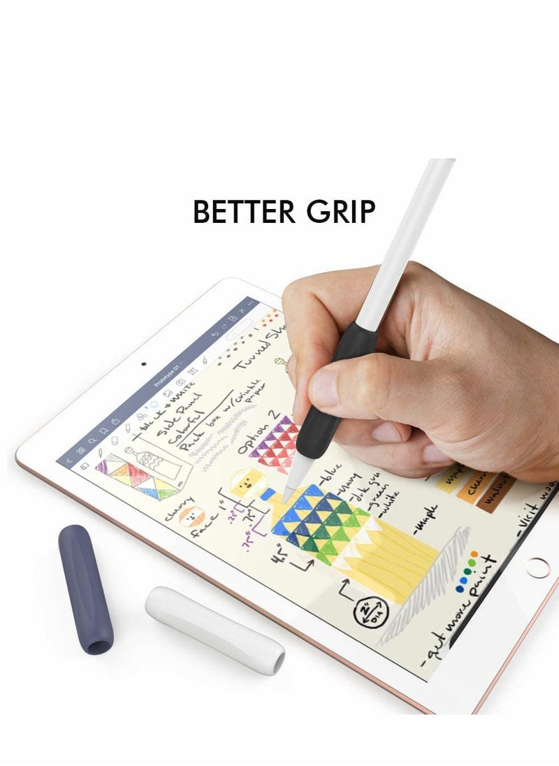 SYOSI - 3 Pack for Apple Pencil Grip  Ergonomic Silicone Sleeve Accessories Holder Compatible with 1st and 2nd Generation - Image 1