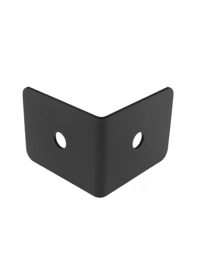 Maxmoral 4PCS Furniture Metal Corner Guards Black Decorative Corner Brackets 2x2x1.5 inch Table Chair Cabinet Closet Connector for Chests Farmhouse Barn Doors Wooden Frame Corner Fixer - Image 2