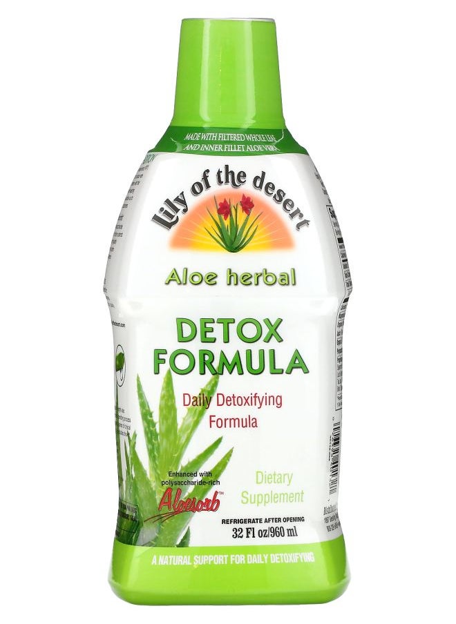 Lily Of the Desert - Aloe Herbal Detox Formula 32 fl oz (960 ml) - Image 1