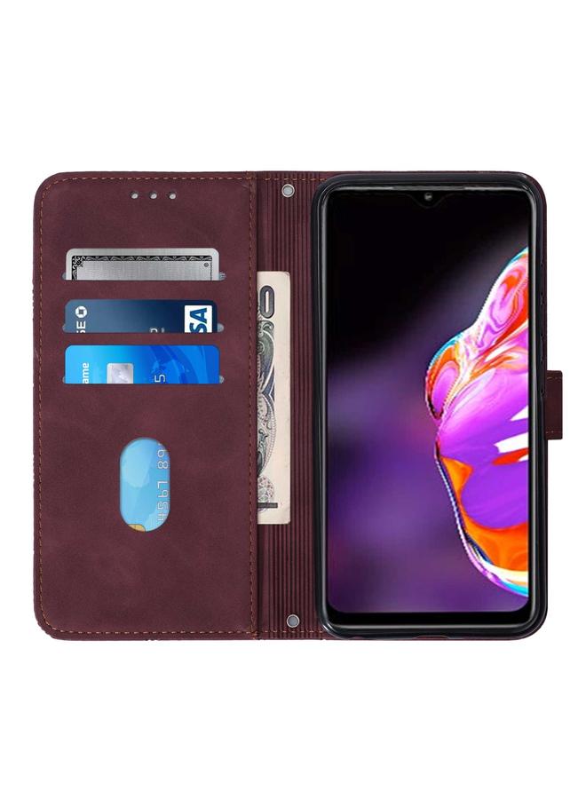 S-TOP Case For Infinix Hot 10S / Hot 10T Crossbody 3D Embossed Flip Leather Phone Case - Image 3