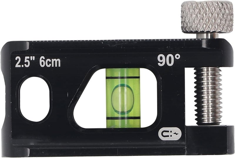 Magnetic Conduit Level, Cast Aluminum Strong Magnet for Steel Structures Electrical Plumbing Work with Bubble for Iron Pipes Conduits - Image 1