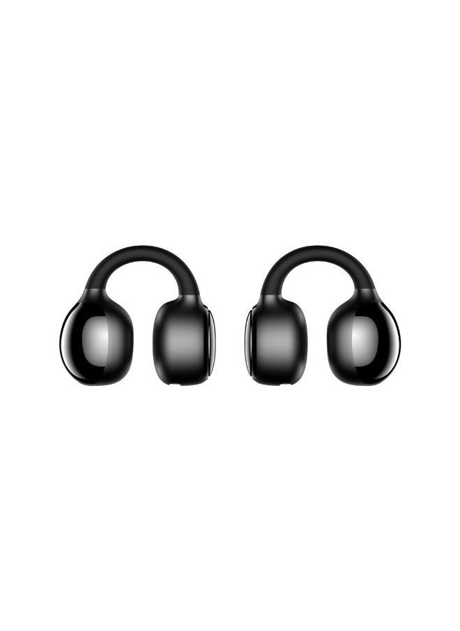 RIVERSONG - Open Wearable Stereo Earbuds, Clip-On Ear Design, 30Hrs Playtime, Black Color - Image 1