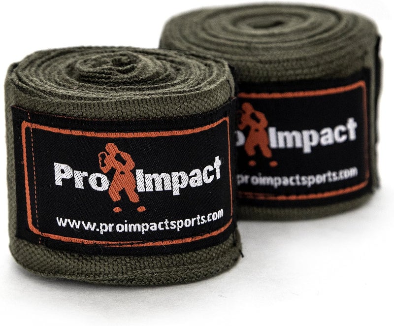 Pro Impact 180 Inch Mexican Style Boxing Hand Wraps – Stretchable Wrist & Knuckle Support for MMA, Muay Thai, Kickboxing, Heavy Bag & Combat Training – Men & Women - Image 1