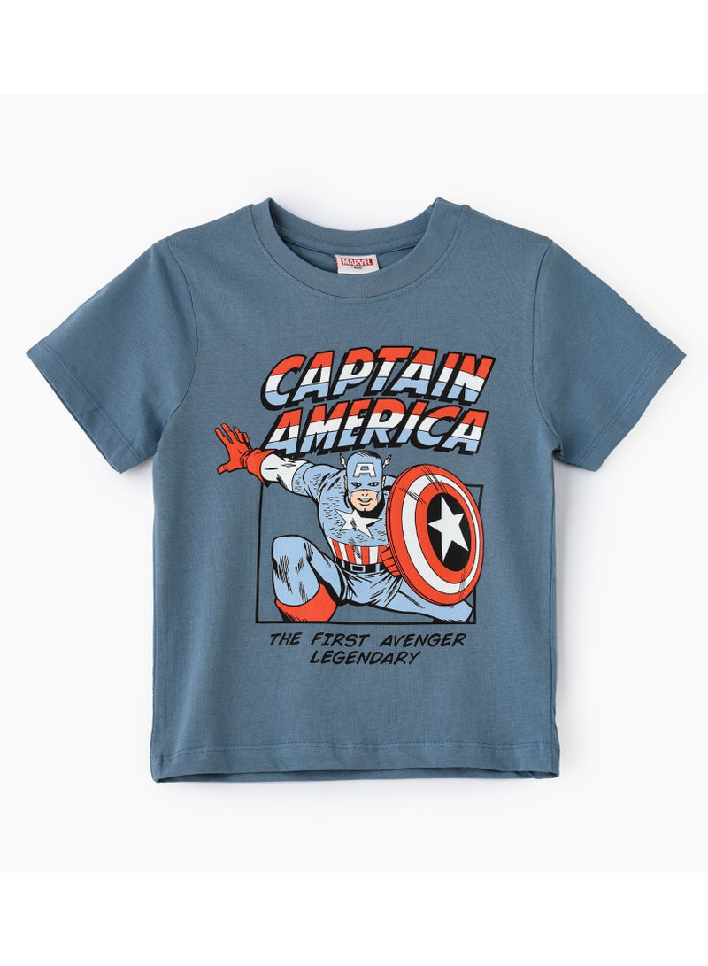 MARVEL Marvel Tshirt for Boys | Casual Wear with Cotton Jersey Fabric | Regular Length  - Image 1