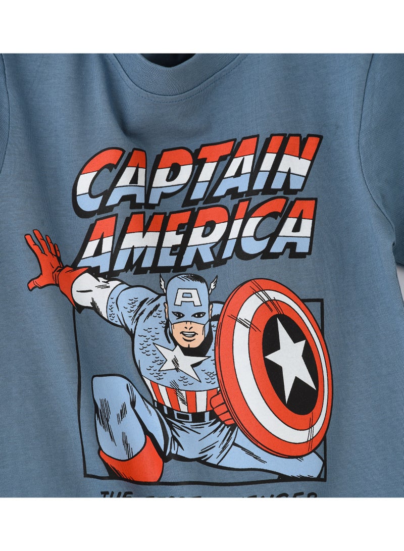 MARVEL Marvel Tshirt for Boys | Casual Wear with Cotton Jersey Fabric | Regular Length  - Image 2