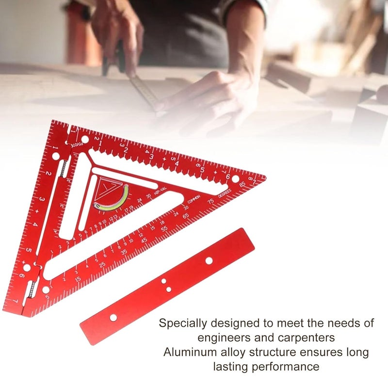 أداة مربع رافتر من سبائك الألومنيوم مع كتبة قالب لأعمال النجارة ومشاريع الهندسة الخشبية - Image 4