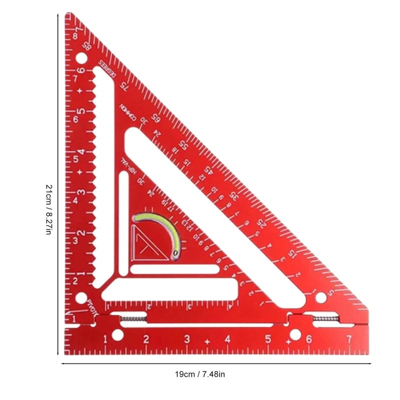 أداة مربع رافتر من سبائك الألومنيوم مع كتبة قالب لأعمال النجارة ومشاريع الهندسة الخشبية - Image 5