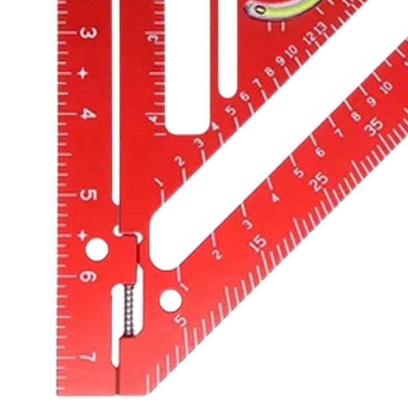 أداة مربع رافتر من سبائك الألومنيوم مع كتبة قالب لأعمال النجارة ومشاريع الهندسة الخشبية - Image 3