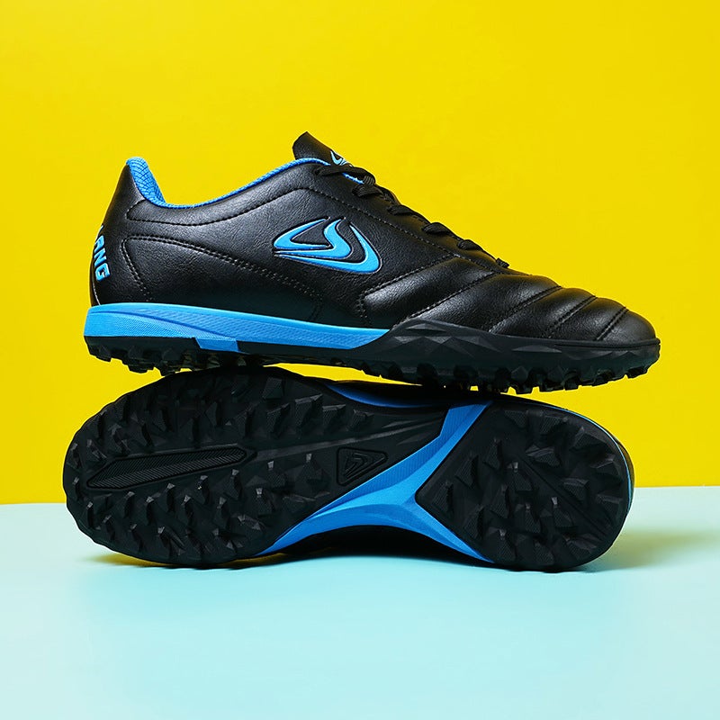 New C Luo Low-Top Seamless Football Shoes For Boys And Girls Broken Nails Tf Leather Foot Students Competition Training Sports - Image 2