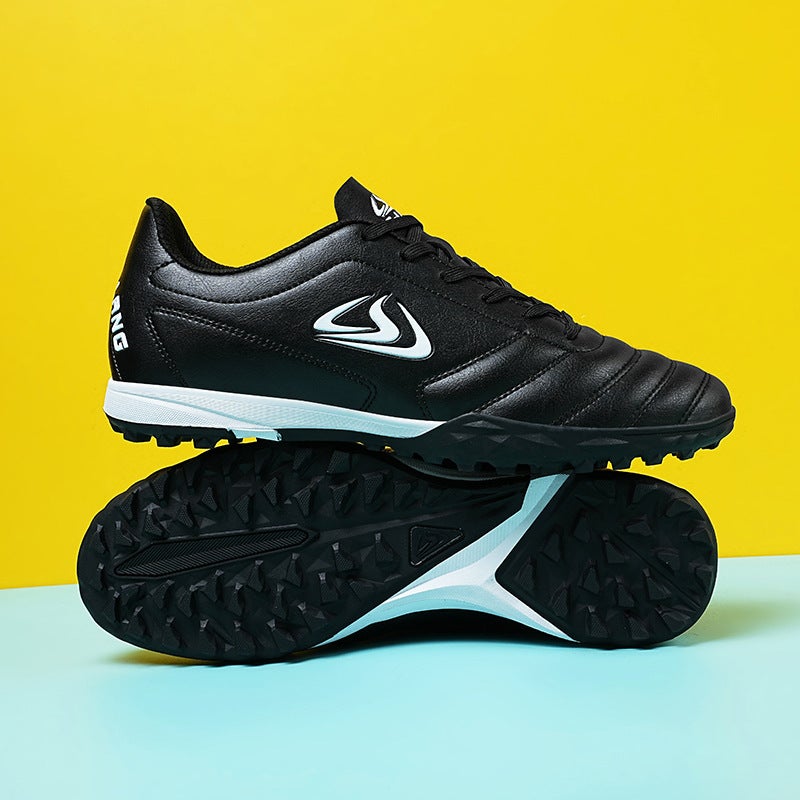 New C Luo Low-Top Seamless Football Shoes For Boys And Girls Broken Nails Tf Leather Foot Students Competition Training Sports - Image 5