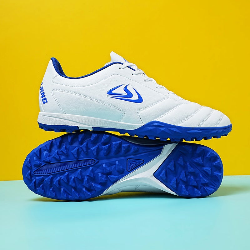 New C Luo Low-Top Seamless Football Shoes For Boys And Girls Broken Nails Tf Leather Foot Students Competition Training Sports - Image 1