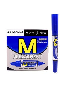 Artriink Artriink SoulLife Large Capacity Double-Headed Marker Pens, Oil-Based, Waterproof, Quick-Drying, Set of 10, Ideal for Drawing, Outlining, and Shipping Labels  - Image 2