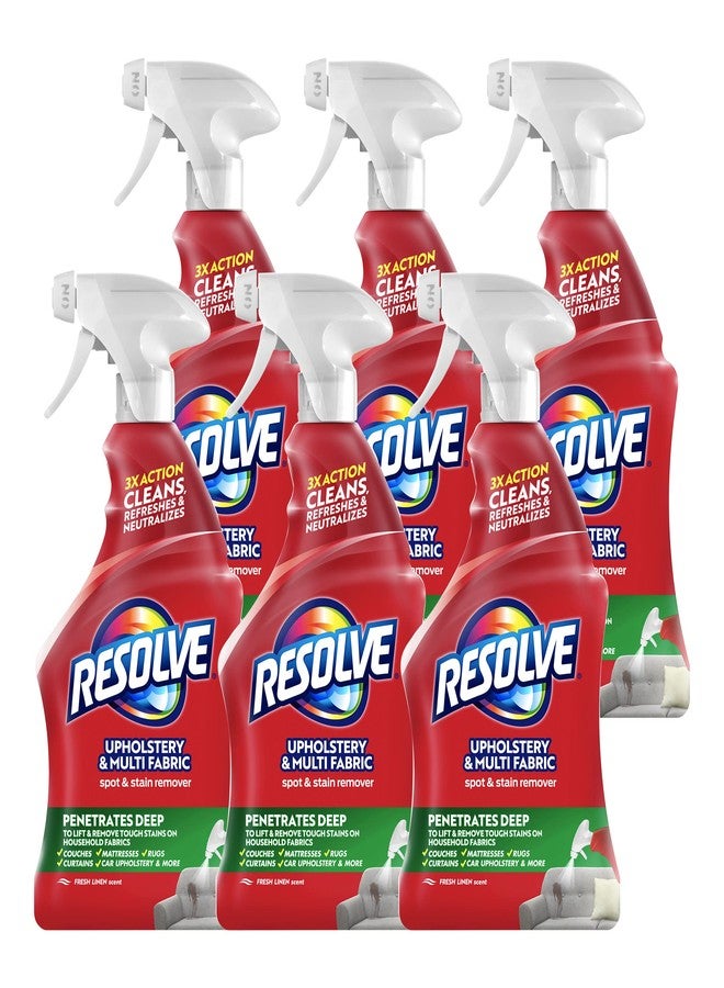 Resolve 22 fl oz Multi-Fabric Cleaner and Upholstery Stain Remover (Pack of 6) - Image 1