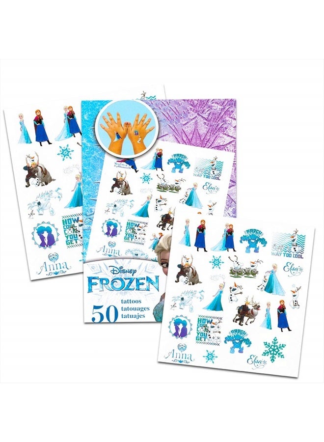 Disney مجموعة تفضيلات الحفلات للوشم للفتيات - 150 وشم مؤقت featuring ميني ماوس، أميرات ديزني وفروزن مع ملصقات وعلّاقة باب (6 أوراق وشم) - Image 3