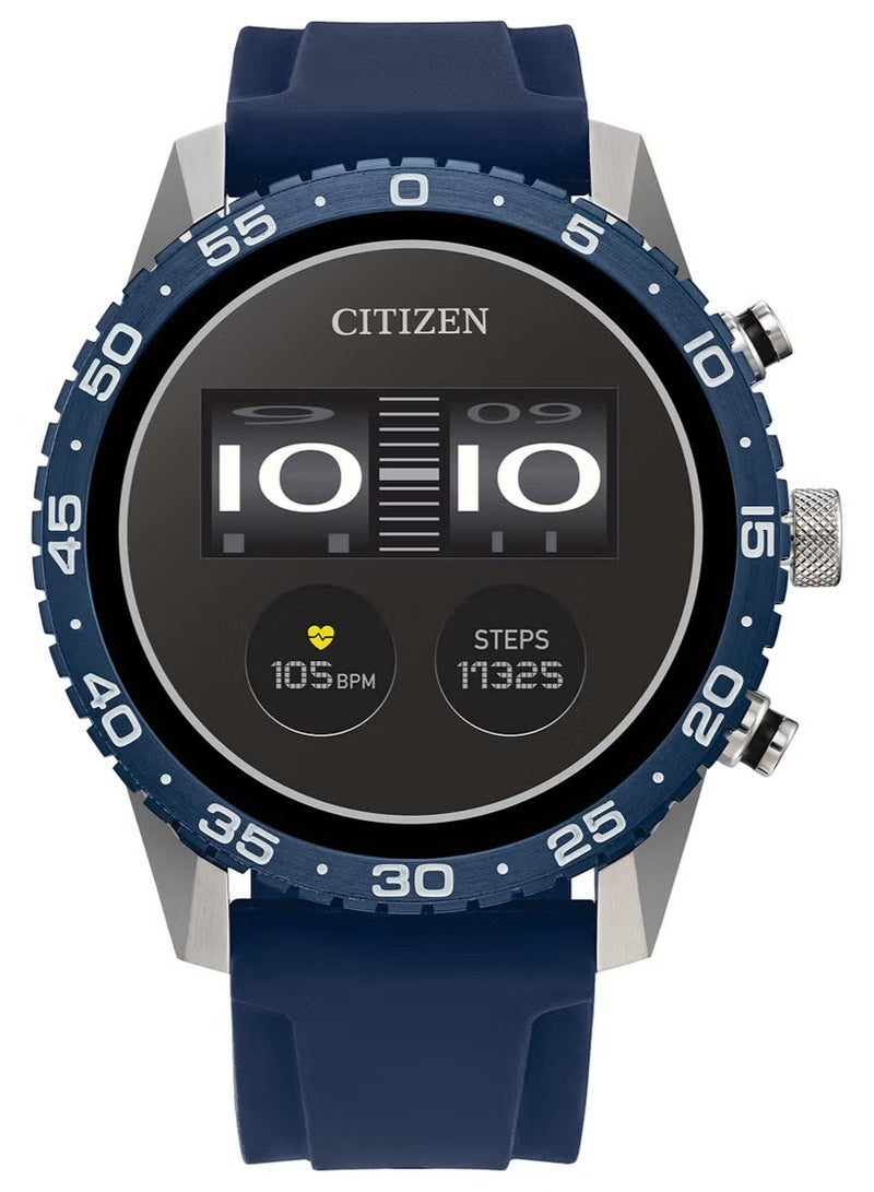CITIZEN Premium Smartwatch with YouQ App (IBM Watson® AI + NASA Research), Wear OS by Google™, Heart Rate Monitor, Built-In GPS, Fitness Tracker, Amazon Alexa™, iPhone & Android Compatible, IPX6 Water-Resistant - Image 2