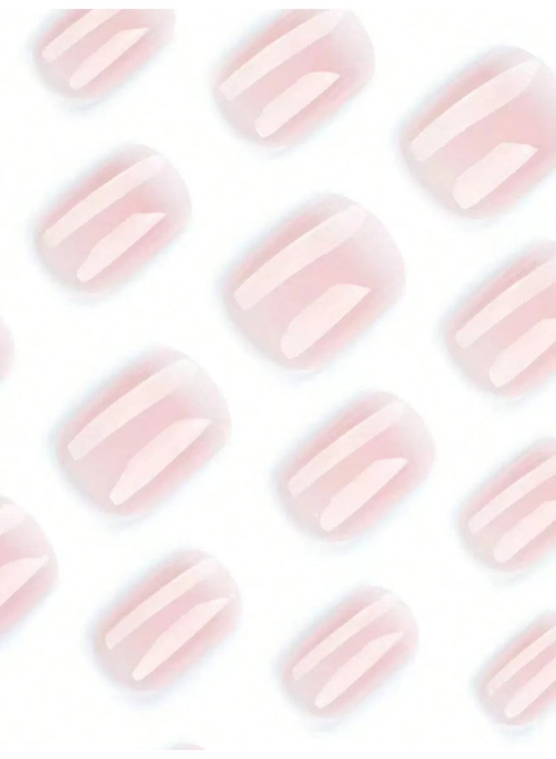 اظافر تركيب بتصميم مربع تحتوي العلبه على 24 ظفر مع مبرد اظافر و صمغ - Image 3