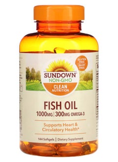 Fish Oil 1000 mg 144 Softgels