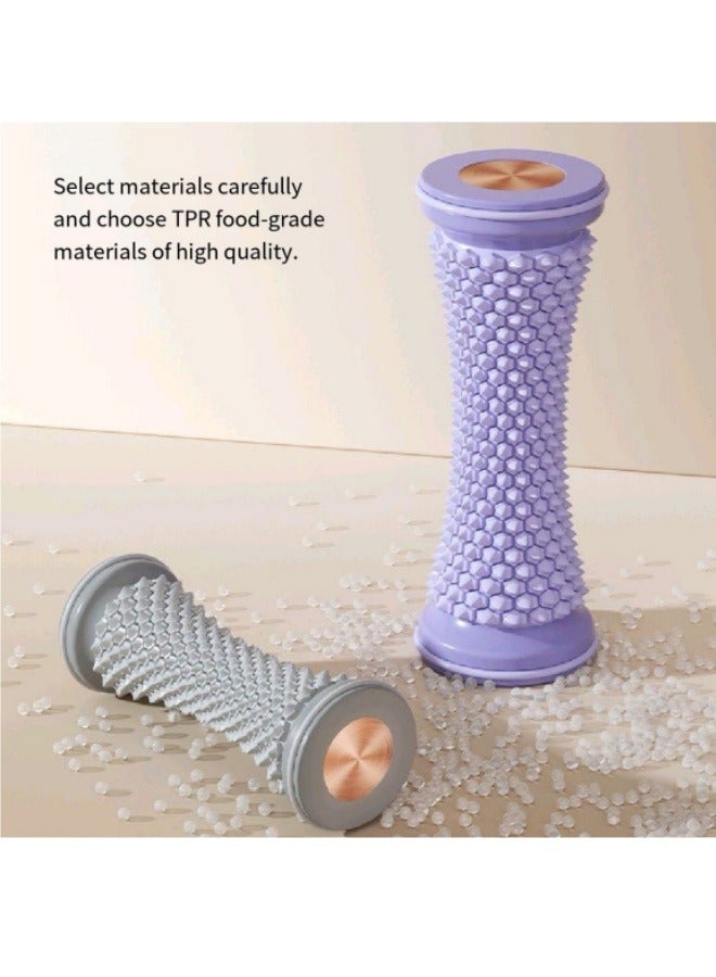 بكرة تدليك القدم، عجلة لفافة تمارين اليوجا، وتر العضلات، بكرة استرخاء الساق، لون أخضر - Image 4