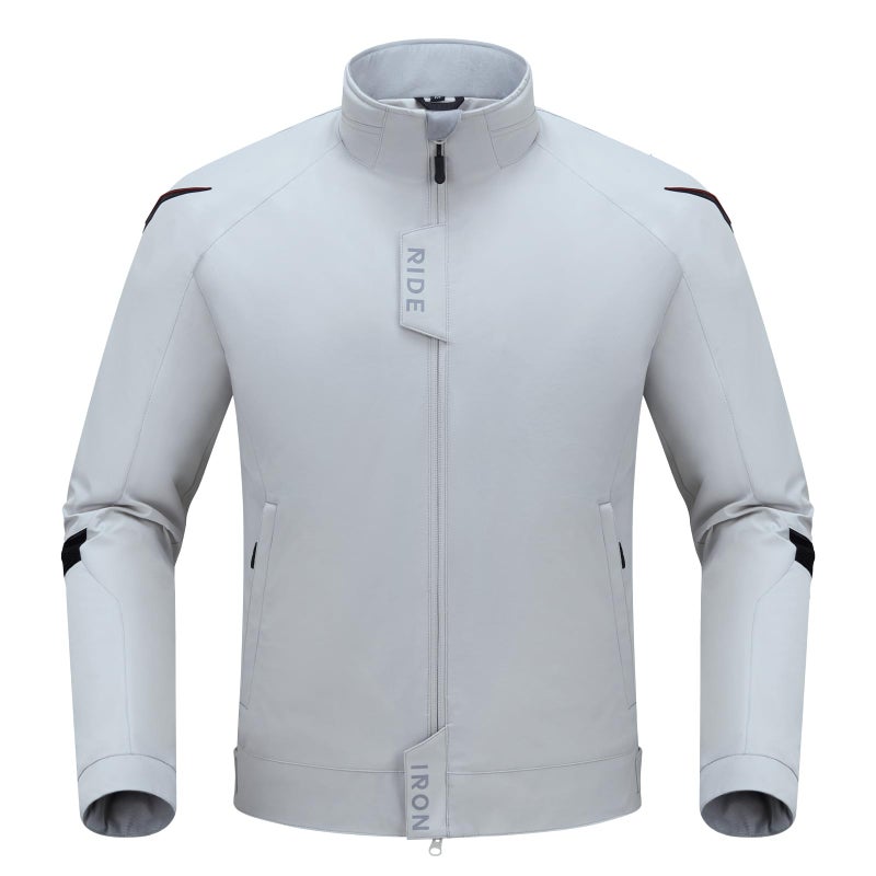 RIDEIRON Motorcycle Riding Jacket for Men Waterproof with Ce Level 2 Armors ShoulderElbow Removable Liner All Season - Image 3