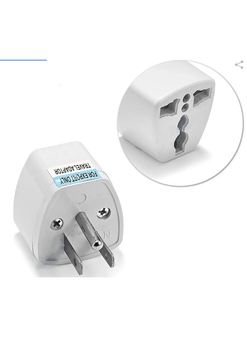 USA Travel Plug Adapter - Universal UK EU AU to US Outlet Converter - Image 1