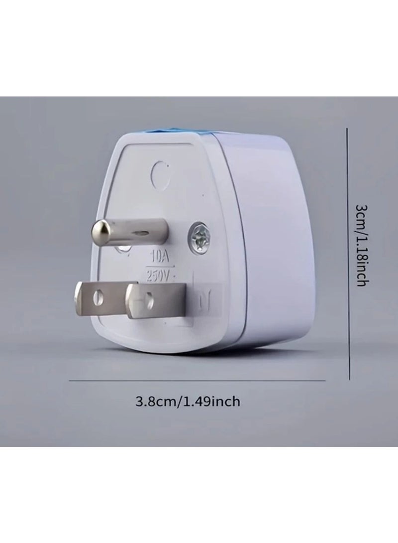 USA Travel Plug Adapter - Universal UK EU AU to US Outlet Converter - Image 2