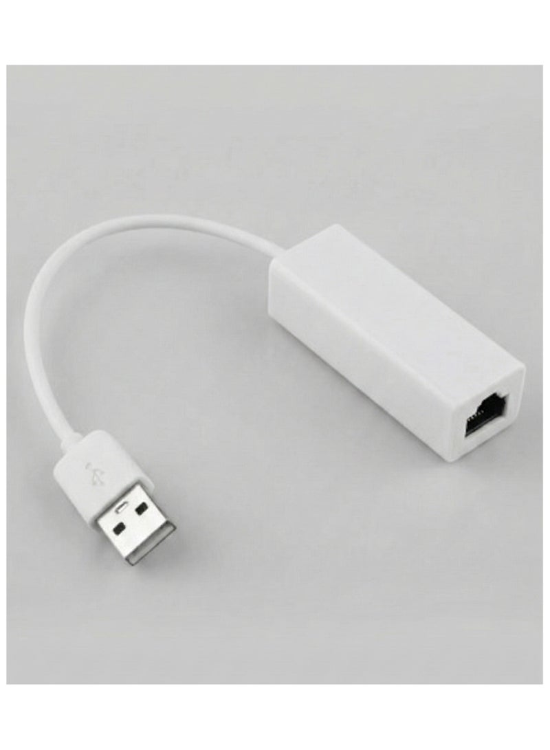 كريستال محول USB إلى Ethernet (USB 2.0 إلى Ethernet/USB إلى RJ45) يدعم شبكة Ethernet بسرعة 10/100 ميجابت في الثانية - Image 1
