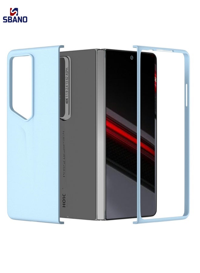 Case Cover For Honor Magic V2 RSR Porsche Design Full Coverage Skin Feel PC Phone Case(Sky Blue)