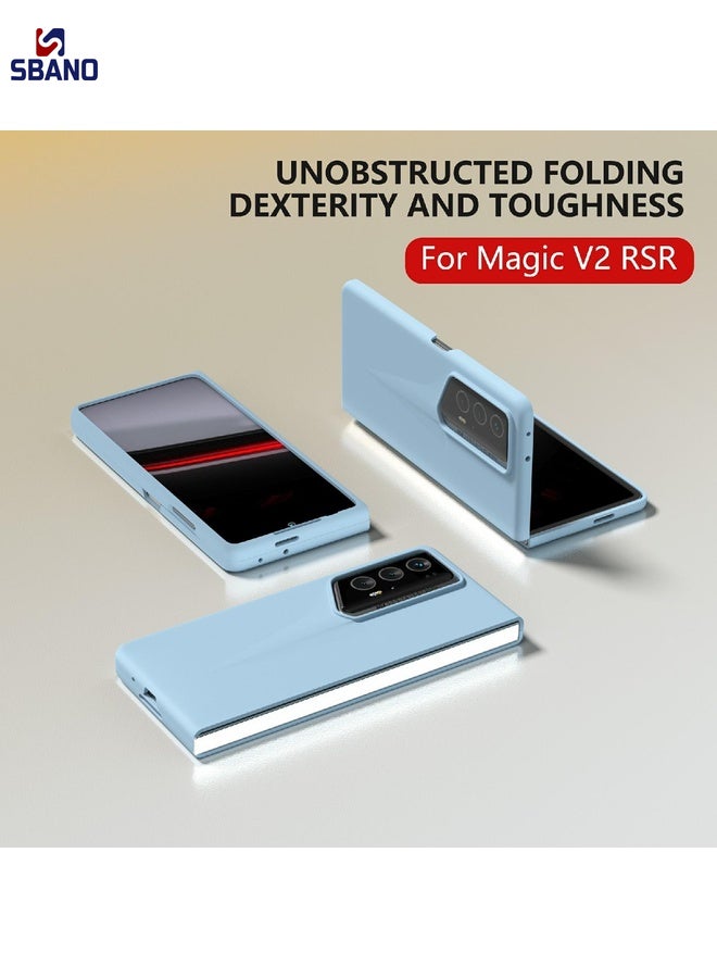 Case Cover For Honor Magic V2 RSR Porsche Design Full Coverage Skin Feel PC Phone Case(Sky Blue)