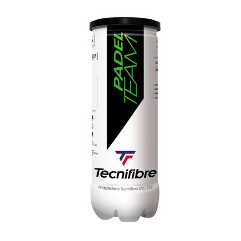 Tecnifibre Padel Team Balls, 3-Ball Can, Yellow - Image 3