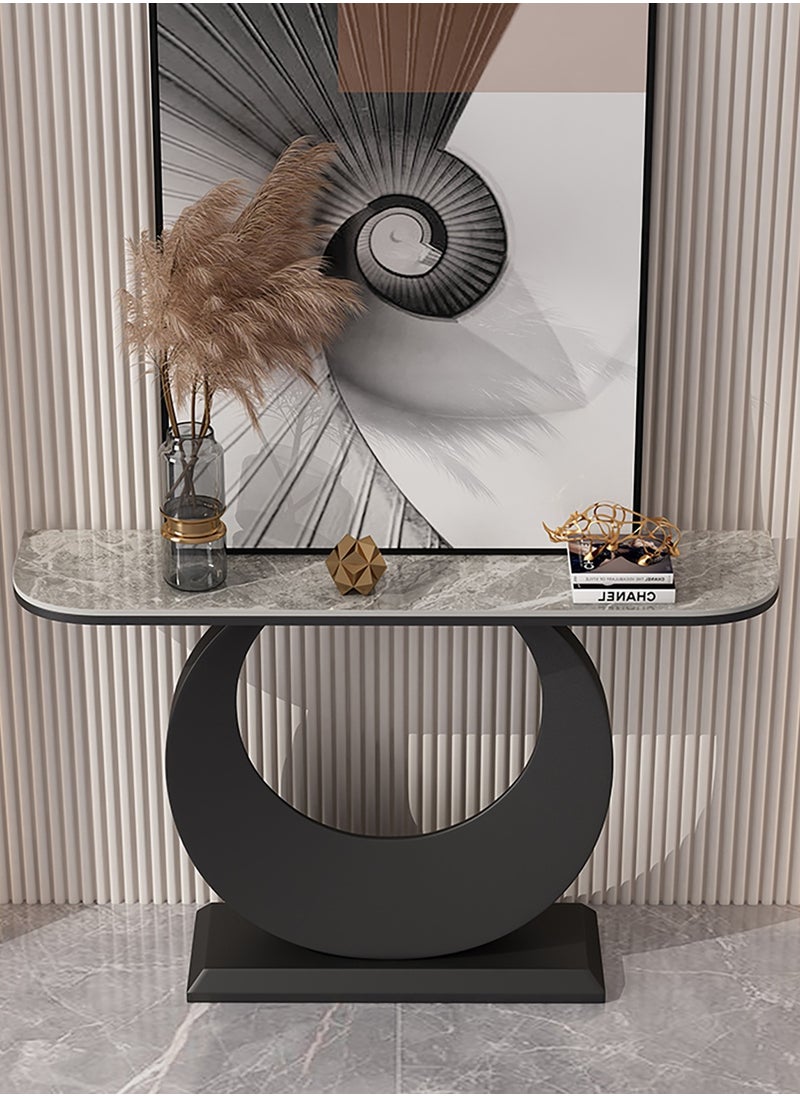 Merry Moments U Shaped Console Table Hallway Entry Table Styling Table Narrow Table for Living Room Entryway Corridor or Sofa Side Table Modern Minimalism Size: L120xH80x30 cm  - Image 1
