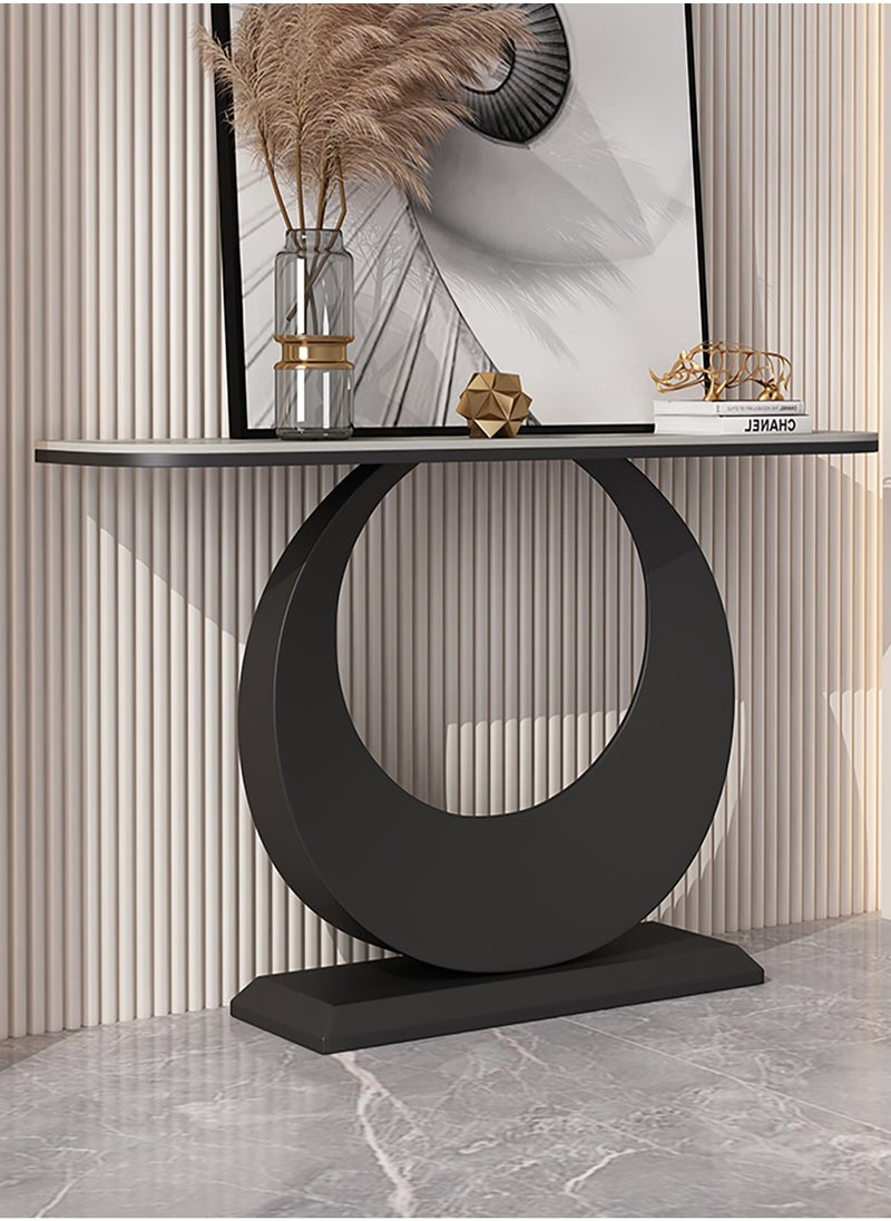 Merry Moments U Shaped Console Table Hallway Entry Table Styling Table Narrow Table for Living Room Entryway Corridor or Sofa Side Table Modern Minimalism Size: L120xH80x30 cm  - Image 2