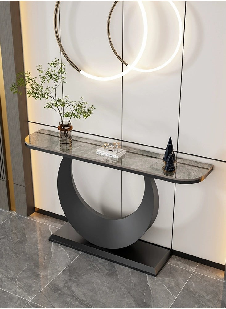 Merry Moments U Shaped Console Table Hallway Entry Table Styling Table Narrow Table for Living Room Entryway Corridor or Sofa Side Table Modern Minimalism Size: L120xH80x30 cm  - Image 4