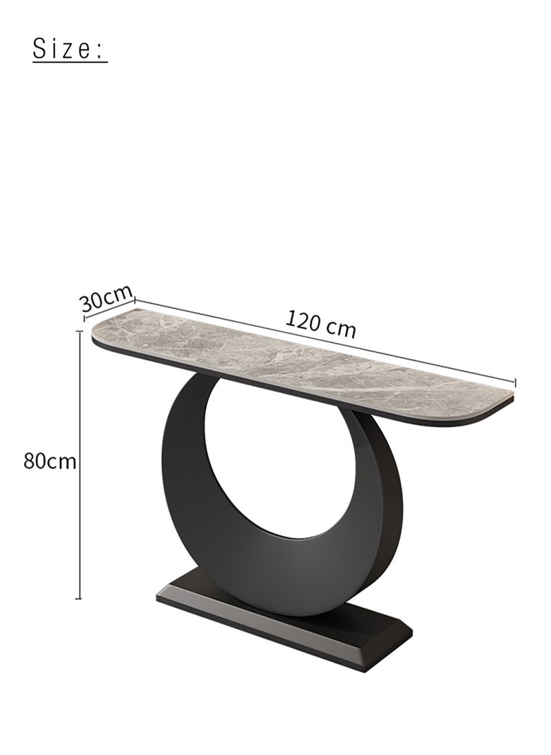 Merry Moments U Shaped Console Table Hallway Entry Table Styling Table Narrow Table for Living Room Entryway Corridor or Sofa Side Table Modern Minimalism Size: L120xH80x30 cm  - Image 5