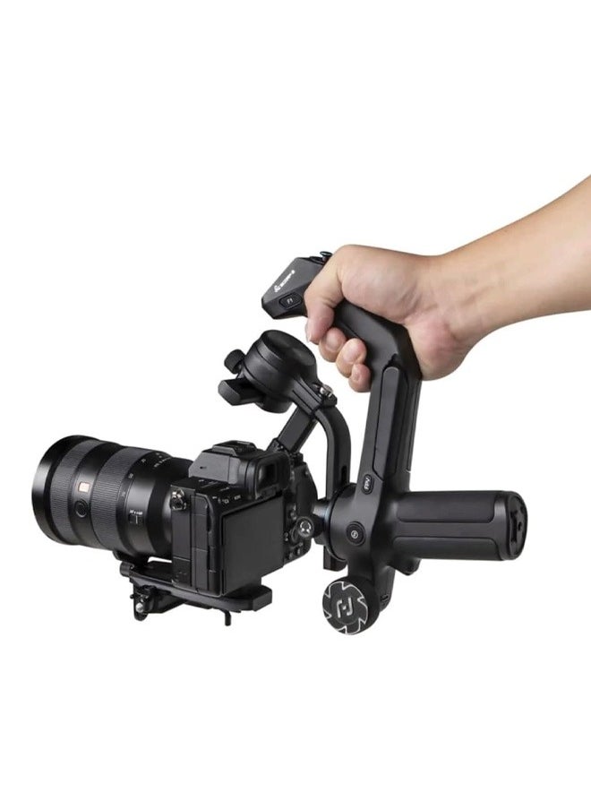 فيو تيك - مُثبِّت FeiyuTech SCORP 2 Gimbal Stabil لمثبت الكاميرا DSLR والكاميرا عديمة المرآة، مستشعر التتبع المدمج في مستشعر التتبع، مثبت كاميرا ثلاثي المحاور لسوني كانون باناسونيك نيكون، 2.5 كجم حمولة 2.5 كجم شاشة تعمل باللمس للتصوير العمودي - Image 1