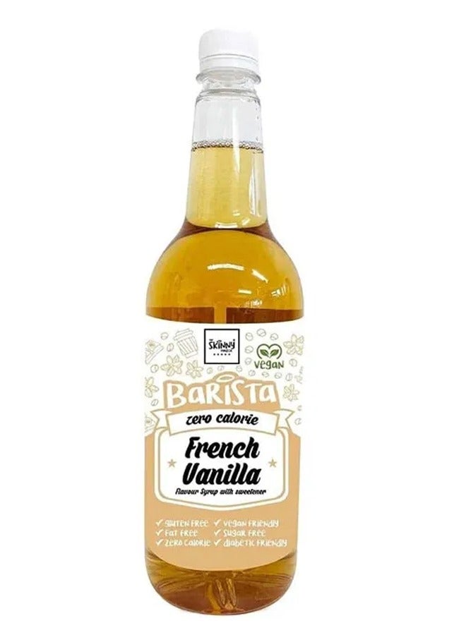 The Skinny Food Co. The Skinny Food Co. barrista French Vanilla Gluten-Free Fat-Free Zero Calorie Vegan Sugar-Free Coffee Syrup 1000 ml 