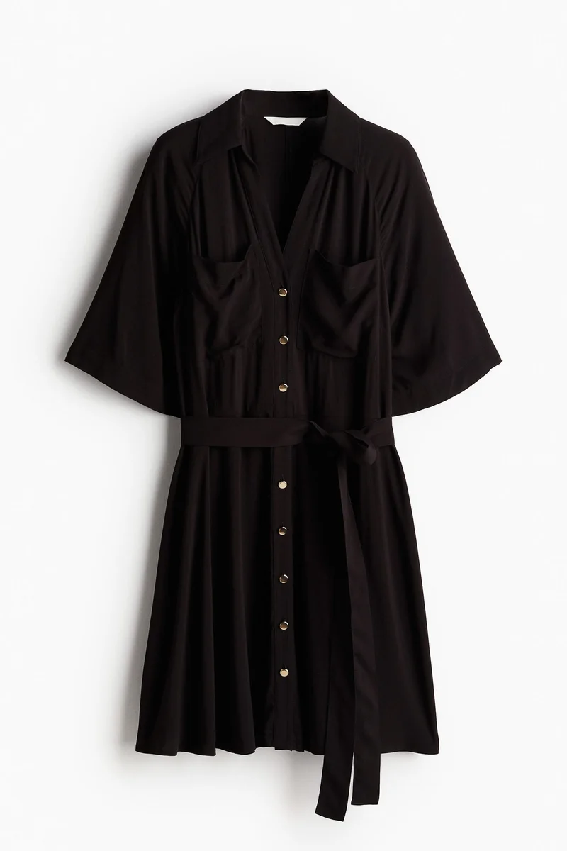 H&M Tie-belt shirt dress