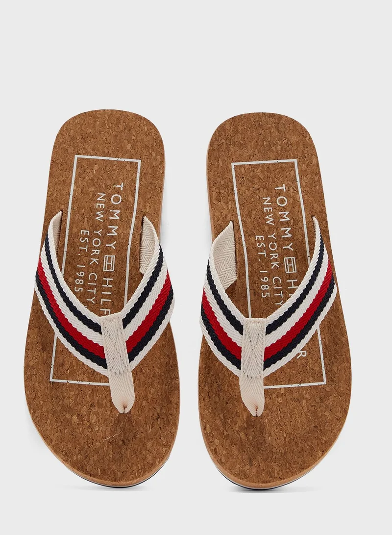TOMMY HILFIGER Logo Flip Flops