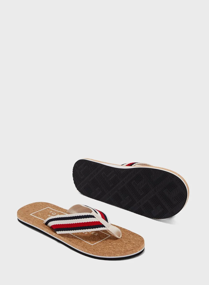 TOMMY HILFIGER Logo Flip Flops