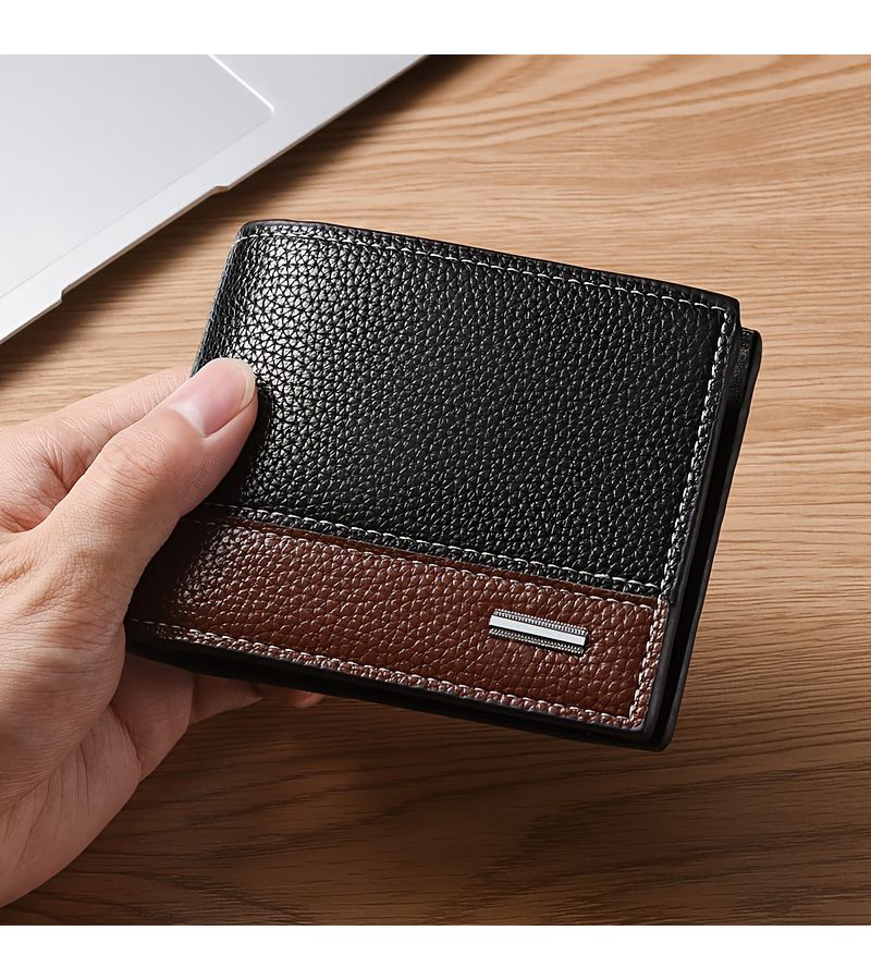 Light Coffee Men Card Holder Wallet With 9 Card Slots Compact Premium Clutch For Credit Cards And Travel Documents - Image 4