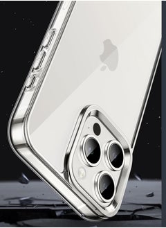 جومو ستور غطاء شفاف لهاتف iPhone 15 Pro Max بحجم 6.7 بوصة – حماية من السقوط، تقنية iCrystal، مقاوم للخدوش، نحيف وشفاف مقاوم للصدمات مع زوايا محمية بالهواء – غطاء هاتف فائق النحافة للرجال والنساء  - Image 4
