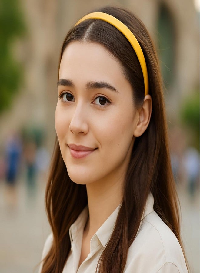 FREEBIES مجموعة ربطات شعر نسائية بلمسة نهائية غير لامعة (عبوة من 6 قطع) | ربطات رأس متعددة الألوان مانعة للانزلاق | إكسسوارات شعر أنيقة للفتيات | مجموعة حلقات شعر بلاستيكية ناعمة ومتينة - Image 4
