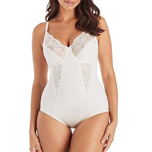 Maidenform womens Shaper With Built-in Bra Fl1456 shapewear bodysuits, Buttercream, 42D US - Image 1