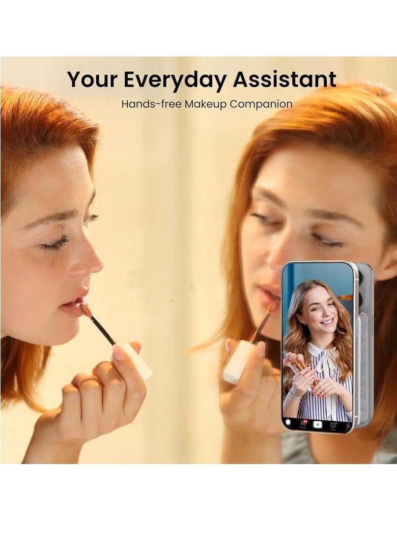 JAJEEK Silicone Suction Phone Case,Double Sided Suction Cup, Silicone Suction Adhesive Phone Case Suitable for Selfies and Videos Mirror Shower Holder,Hands-Free Accessory for Bathroom,Home, Kitchen Etc. - Image 5