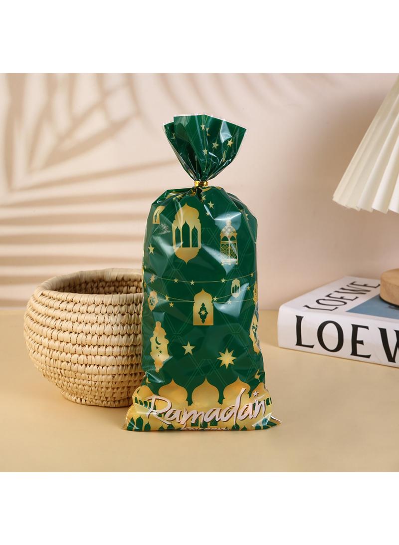 general 100 Pcs Ramadan Eid Mubarak Goodie Bags, Festive Gift Bags for Ramadan Kareem Home Decor & Eid Gift Giving - Image 2