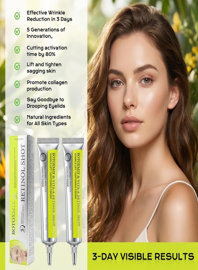 Manoai Vita-A Retinol Shot Wrinkle-Lift Tightening Cream, High-Strength Retinoid for Lift Cream - Natural Pore Minimizer, Wrinkles & Fine Lines for All Skin (4) - Image 3